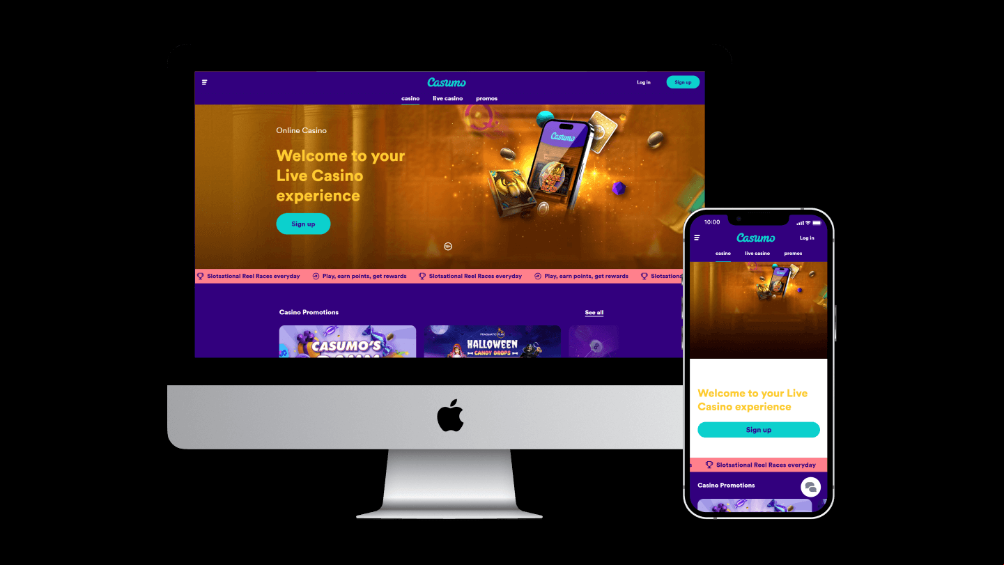 Casumo casino on devices